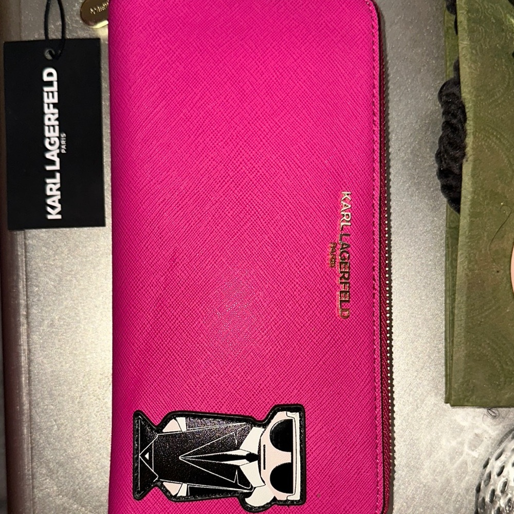 Karl Lagerfeld Pink Wallet